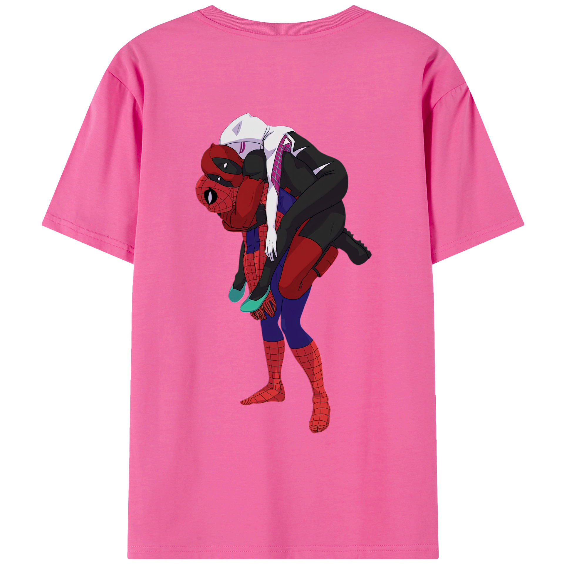 （画像用） Deadpool デッドプール レディース半袖Tシャツ(バックプリント)